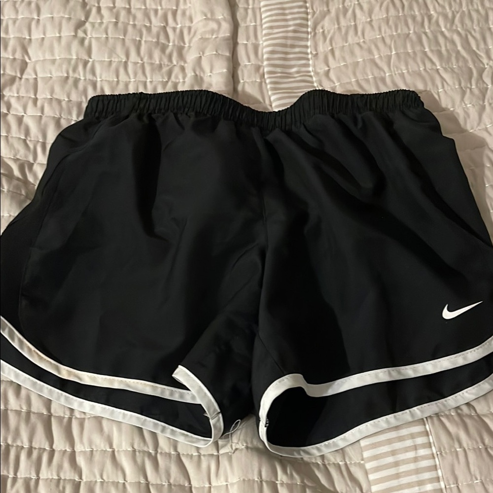 Nike Black and White Athletic Shorts